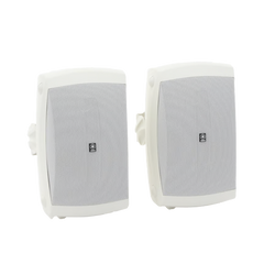 Altavoces de Montaje en Superficie de 2 vias | Woofer 5 in, Tweeter 0.5 in | Semi-Exterior, 6 ohms | Par Color Blanco