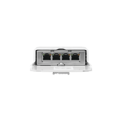 Switch PoE 24 V de Paso para Exterior con 4 Puertos Gigabit (1 PoE In, 3 PoE Out) NanoSwitch