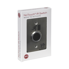 Interruptor IR NoTouch® de Acero Inoxidable, De un solo grupo, Símbolo de puerta