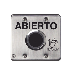 Interruptor IR NoTouch® de Acero Inoxidable, Salida Doble, ABIERTO