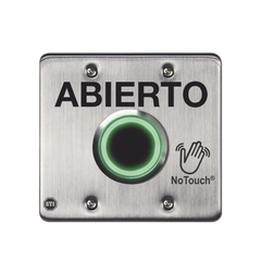 Interruptor IR NoTouch® de Acero Inoxidable, Salida Doble, ABIERTO
