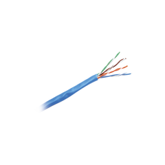 Bobina de cable UTP 305 m. de Cobre, NetKey, Azul, Categoría 5e (24 AWG), PVC (CM), de 4 pares