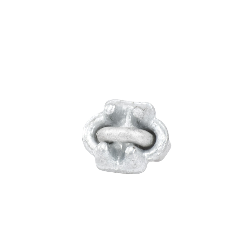 Nudo/ Perro/ Abrazadera Acero Forjado para Cable de 1/8", Galv. por Inmersión en Caliente.