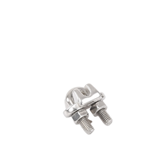 Nudo/ Perro/ Abrazadera Acero Forjado para Cable de 3/16", Acero Inoxidable.