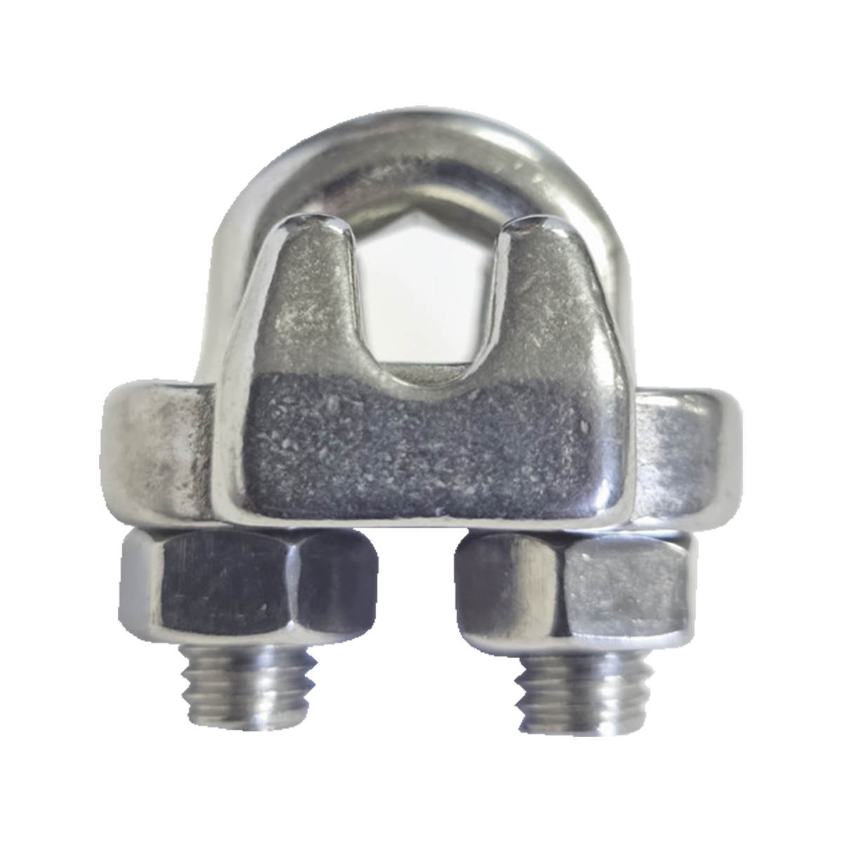 Nudo/ Perro/ Abrazadera Acero Forjado para Cable de 3/8", Acero Inoxidable.