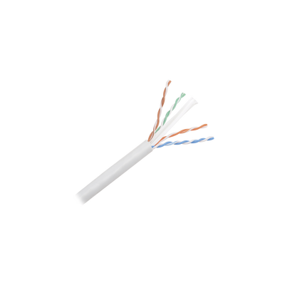 Bobina de Cable UTP de 305 m. de Cobre, NetKey, Gris Claro, Categoría 6 (24 AWG), 1000Mbps,  Riser (CMR), de 4 pares