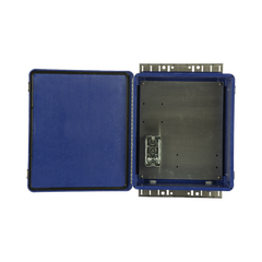 Gabinete de Seguridad para Wireless, NEMA 4X, IP66, de 356 x 305 x 152 mm, Color Azul