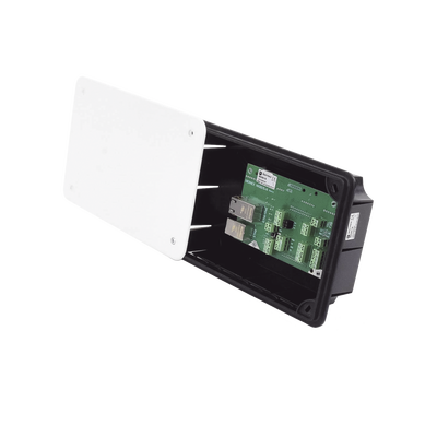 Terminal de Habitación IP de Empotrar / Bus RS485 / 12 Entradas Digitales / SIP / PoE / Compatible con NX1071 y NX1075