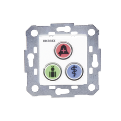 Modulo de 3 Botones iluminados / Alarma / Cancelar y Código Azul / BUS RS485 / Compatible con NX0019/B, NX1021 Y NX0015