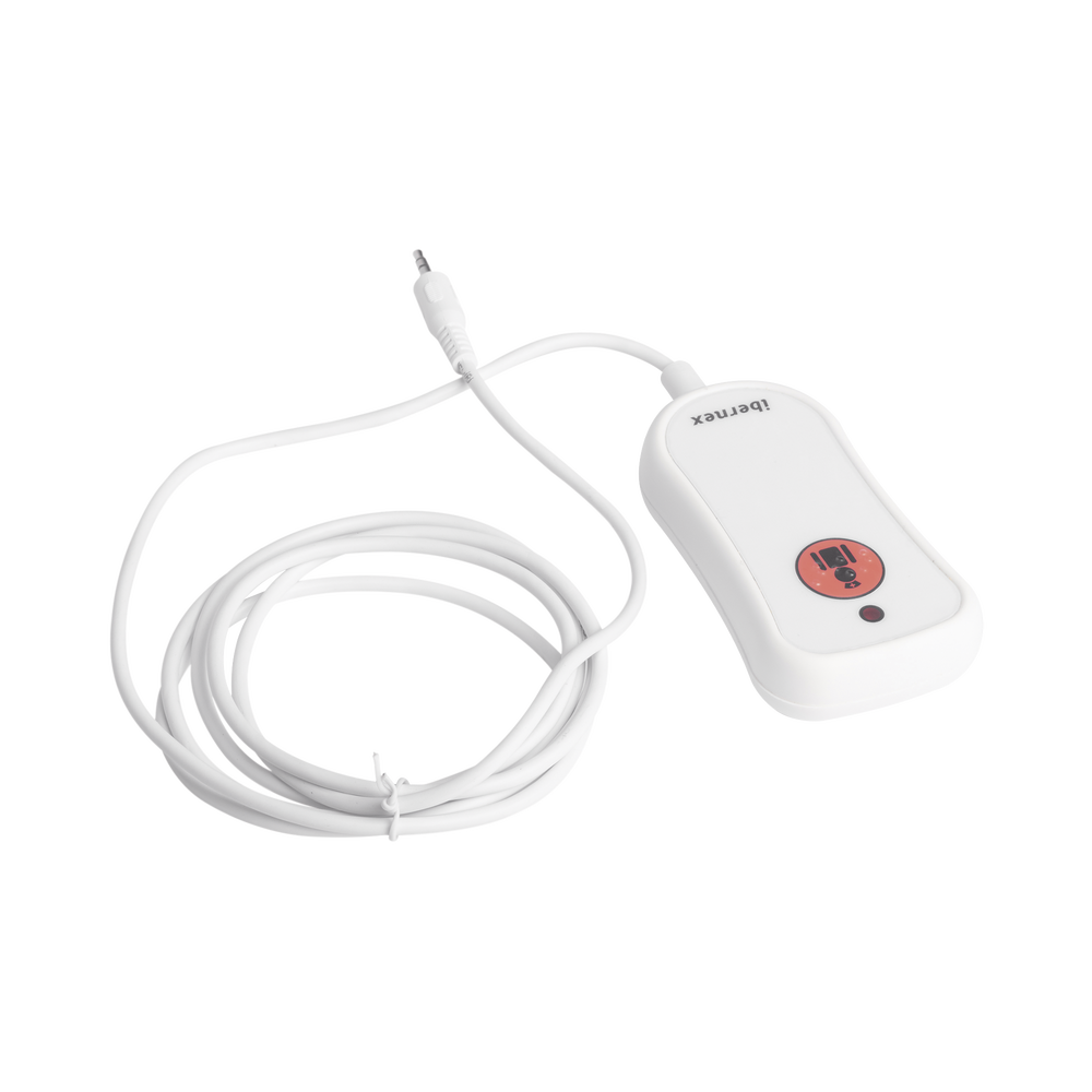 Pulsador de Llamada para Paciente Encamado — Botón Braille, Resistente a Líquidos y Fácil de Localizar en la Oscuridad