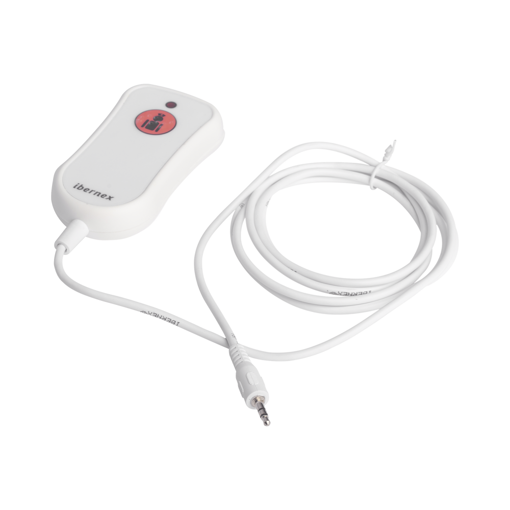 Pulsador de Llamada para Paciente Encamado — Botón Braille, Resistente a Líquidos y Fácil de Localizar en la Oscuridad