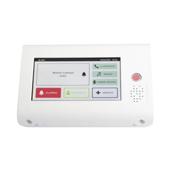 Terminal Inteligente para Habitación Hospitalaria — Comunicación Directa Paciente-Enfermera con Pantalla Táctil 7" y Acceso RFID