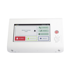 Terminal de Habitación IP / Lector RFID 125 KHz / Audio Bidireccional / SIP / PoE / Pantalla Táctil 7" / Compatible con NX1071 y NX1075
