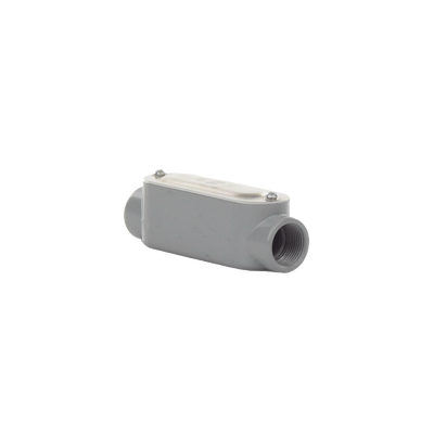 Caja Condulet tipo C de 3/4" (19.05 mm) Incluye tapa y tornillos.