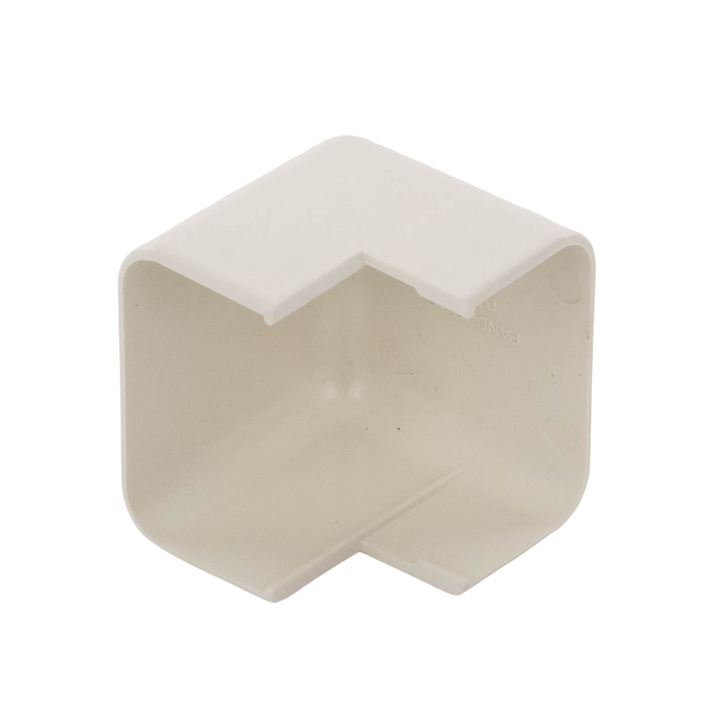 Esquinero exterior, para uso con canaleta LD10, material ABS, Color Blanco Mate