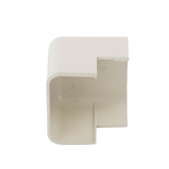 Esquinero exterior, para uso con canaleta LD10, material ABS, Color Blanco Mate