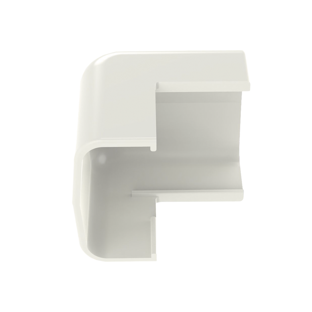 Esquinero exterior, para uso con canaleta LD5, material ABS, Color Blanco Mate