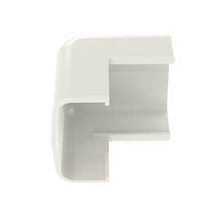 Esquinero exterior, para uso con canaleta LD5, material ABS, Color Blanco Mate