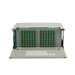 Distribuidor de Fibra Óptica para 96 Empalmes, con 96 Acopladores SC/APC y 96 Pigtails, 19, 4 UR