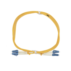 Jumper de Fibra Óptica Duplex, Monomodo, con Conectores LC/UPC-LC/UPC, 2 Metros (6.56 Pies)