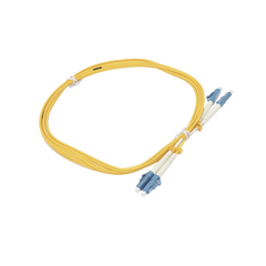 Jumper de Fibra Óptica Duplex, Monomodo, con Conectores LC/UPC-LC/UPC, 2 Metros (6.56 Pies)