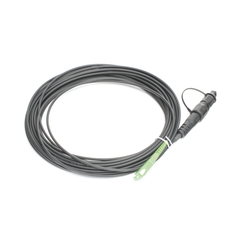 Jumper de Fibra Óptica, Conector SC/APC - Conexión a Caja FDP460, Redondo, 10 Metros (32.81 Pies), Forro 3 mm, G657A2, Negro