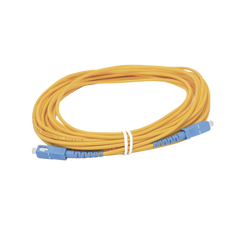 Jumper de Fibra Óptica Simplex, Monomodo, con Conectores SC/UPC-SC/UPC, de 10 Metros (32.81 Pies)