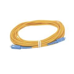 Jumper de Fibra Óptica Simplex, Monomodo, con Conectores SC/UPC-SC/UPC, de 10 Metros