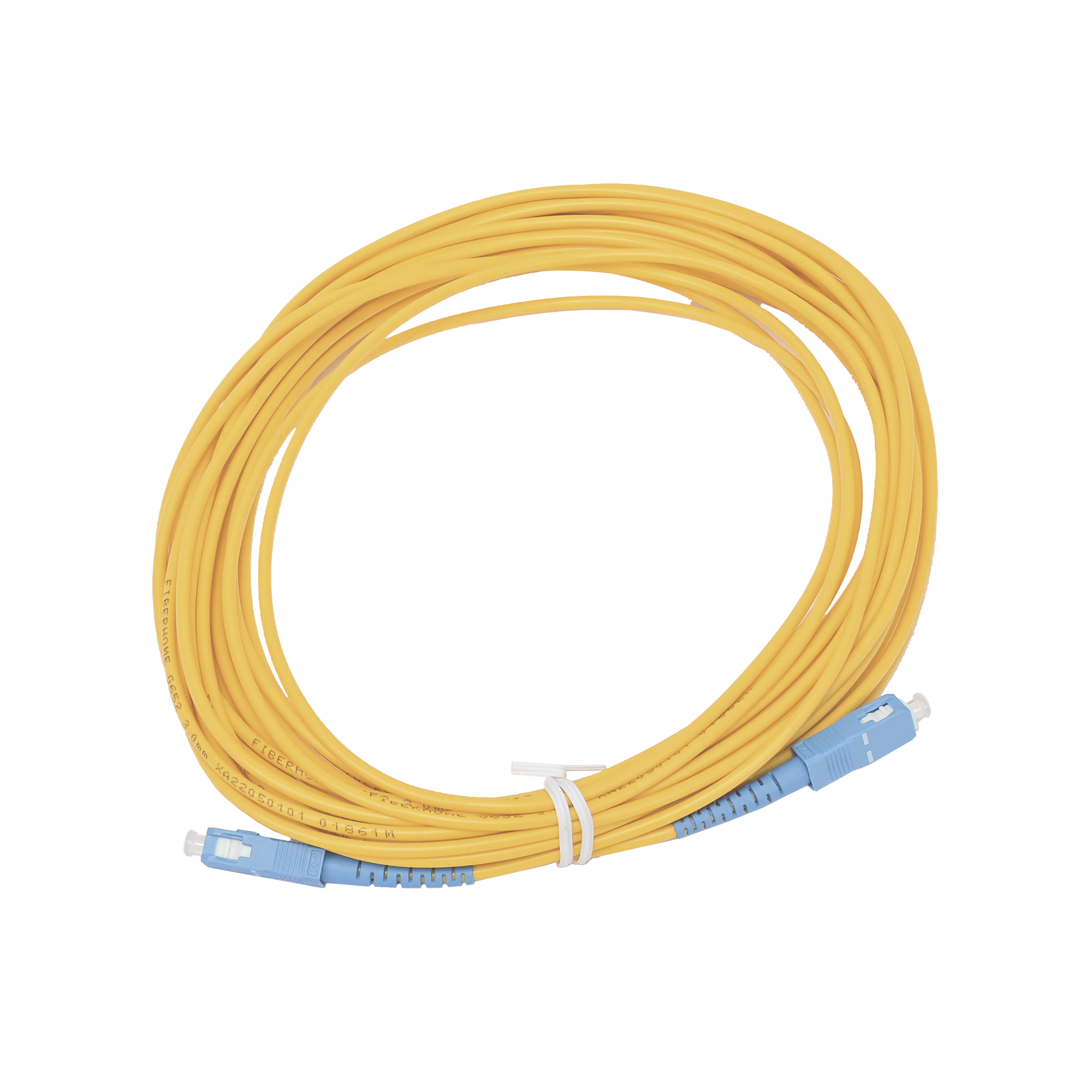 Jumper de Fibra Óptica Simplex, Monomodo, con Conectores SC/UPC-SC/UPC, de 10 Metros (32.81 Pies)