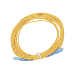 Jumper de Fibra Óptica Simplex, Monomodo, con Conectores SC/UPC-SC/UPC, de 10 Metros (32.81 Pies)