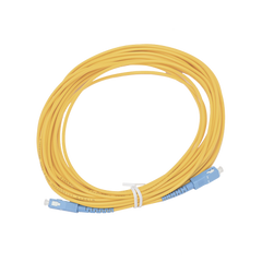 Jumper de Fibra Óptica Simplex, Monomodo, con Conectores SC/UPC-SC/UPC, de 10 Metros