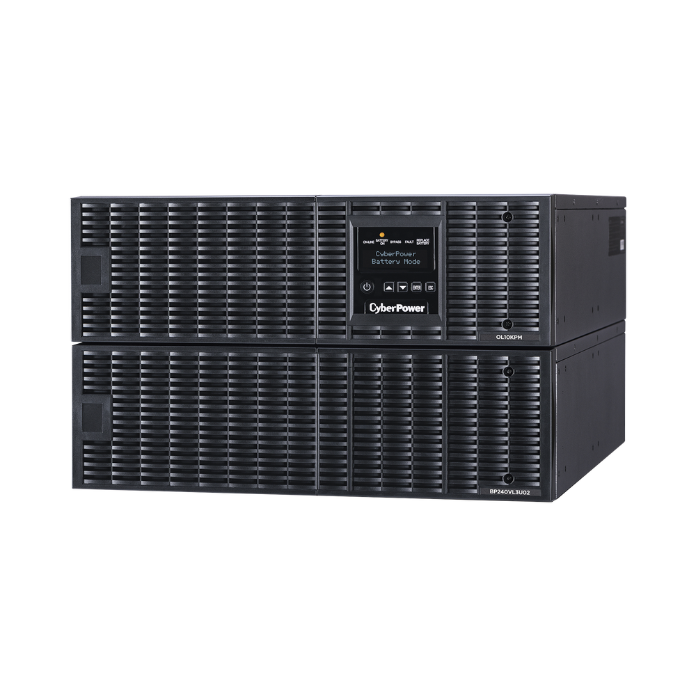 UPS de 10000 VA/10000 W, Online Doble Conversión, 200 - 240 Vac de Entrada, 200 - 240 Vac de Salida, Terminal Hardwired, Onda Senoidal Pura, Torre o Rack de 6 UR, Con 3 Tomas NEMA L6-30R