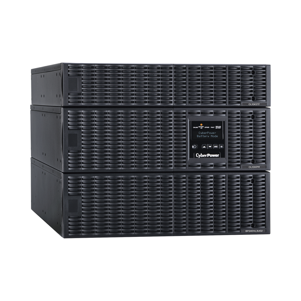 UPS de 10000 VA/10000 W, Online Doble Conversión, 200 - 240 Vac de Entrada, 120 - 240 Vac de Salida, Entrada Hardwired, Onda Senoidal Pura, Torre o Rack de 8 UR, Con 6 Tomas NEMA 5-20R, 3 NEMA L6-30R y Terminal Hardwire