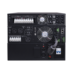 UPS de 10000 VA/10000 W, Online Doble Conversión, 200 - 240 Vac de Entrada, 120 - 240 Vac de Salida, Entrada Hardwired, Onda Senoidal Pura, Torre o Rack de 8 UR, Con 6 Tomas NEMA 5-20R, 3 NEMA L6-30R y Terminal Hardwire
