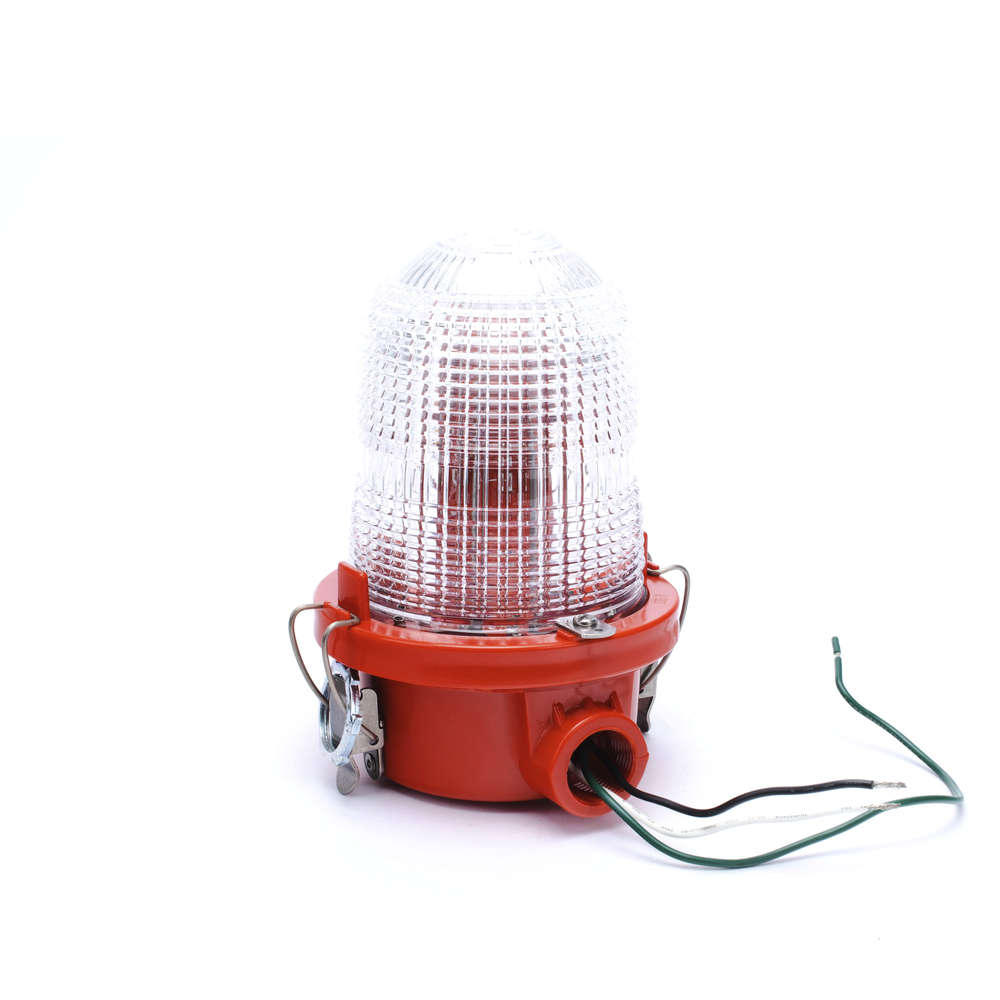 Lámpara de Obstrucción Roja/ Luz Fija Tipo L-810, LED de baja intensidad/ 120 - 240 Vca/ Luz Infraroja