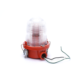 Luz de Obstáculo FAA Tipo L-810 / LED Rojo e Infrarrojo / Intensidad Baja / Consumo 12W / 120-240V AC / Intensidad 32.5 CD / Haz Vertical 10° / Cobertura 360° / Base Valox™ / IP65