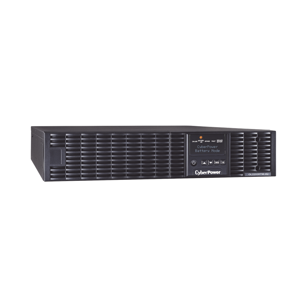 UPS de 2200 VA/1800 W, Online Doble Conversión, Entrada 120 Vca NEMA 5-20P, Onda Senoidal Pura, Rack o Torre de 2 UR, Con 6 NEMA 5-20R y 1 NEMA L5-20R