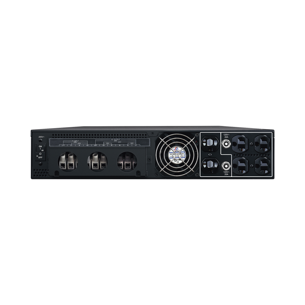 Transformador Reductor de 208 Vca a 120 Vca, Con entrada Hardwire con Cable de Uso Rudo y 6 Salidas NEMA 5-20R, Recomendado para UPS modelo OL6KRT