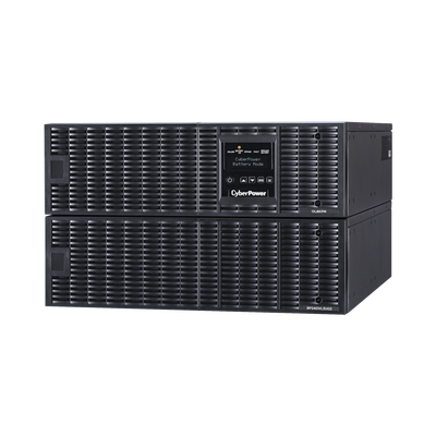 UPS de 8000 VA/ 8000 W, Online Doble Conversión, 200 - 240 Vac de Salida, Terminal Hardwired, Onda Senoidal Pura, Torre o Rack de 6 UR, Con 3 Tomas NEMA L6-30R