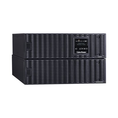 UPS de 8000 VA/ 8000 W, Online Doble Conversión, 200 - 240 Vac de Salida, Terminal Hardwired, Onda Senoidal Pura, Torre o Rack de 6 UR, Con 3 Tomas NEMA L6-30R