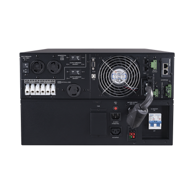 UPS de 8000 VA/ 8000 W, Online Doble Conversión, 200 - 240 Vac de Salida, Terminal Hardwired, Onda Senoidal Pura, Torre o Rack de 6 UR, Con 3 Tomas NEMA L6-30R