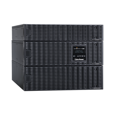 UPS de 8000 VA/8000 W, Online Doble Conversión, 200 - 240 Vac de Entrada, 120 - 240 Vac de Salida, Entrada Hardwired, Onda Senoidal Pura, Torre o Rack de 8 UR, Con 6 Tomas NEMA 5-20R, 3 NEMA L6-30R y Terminal Hardwired