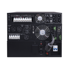 UPS de 8000 VA/8000 W, Online Doble Conversión, 200 - 240 Vac de Entrada, 120 - 240 Vac de Salida, Entrada Hardwired, Onda Senoidal Pura, Torre o Rack de 8 UR, Con 6 Tomas NEMA 5-20R, 3 NEMA L6-30R y Terminal Hardwired
