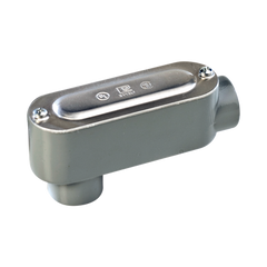 Caja Condulet tipo LB de 1/2" (12.7 mm) Incluye tapa y tornillos.