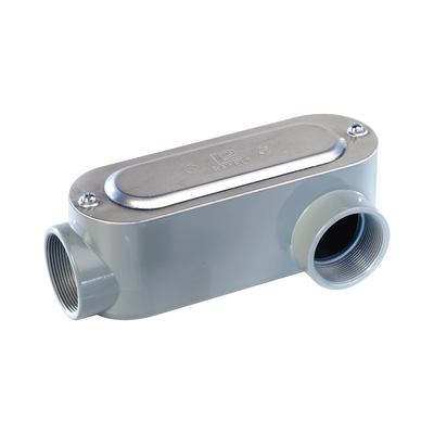 Caja Oval Roscada tipo LL de 3/4" (19.05 mm) / Incluye tapa y tornillos.