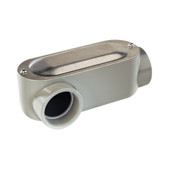 Caja Oval Roscada tipo LR de 3/4" (19.05 mm) / Incluye tapa y tornillos.