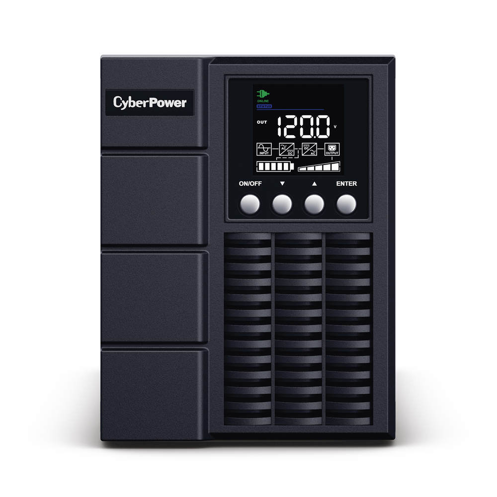 UPS de 1000 VA/900 W, Online Doble Conversión, Entrada 120 Vca NEMA 5-15P, Onda Senoidal Pura, Tipo Torre, Con 4 Tomas NEMA 5-15R