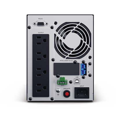 UPS de 1000 VA/900 W, Online Doble Conversión, Entrada 120 Vca NEMA 5-15P, Onda Senoidal Pura, Tipo Torre, Con 4 Tomas NEMA 5-15R