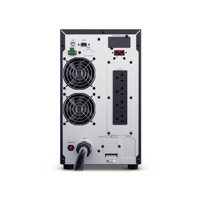 UPS de 3000 VA/2700 W, Online Doble Conversión, Entrada 120 Vca NEMA L5-30P, Onda Senoidal Pura, Tipo Torre, Con 4 Tomas NEMA 5-20R y 1 Block Hardwired