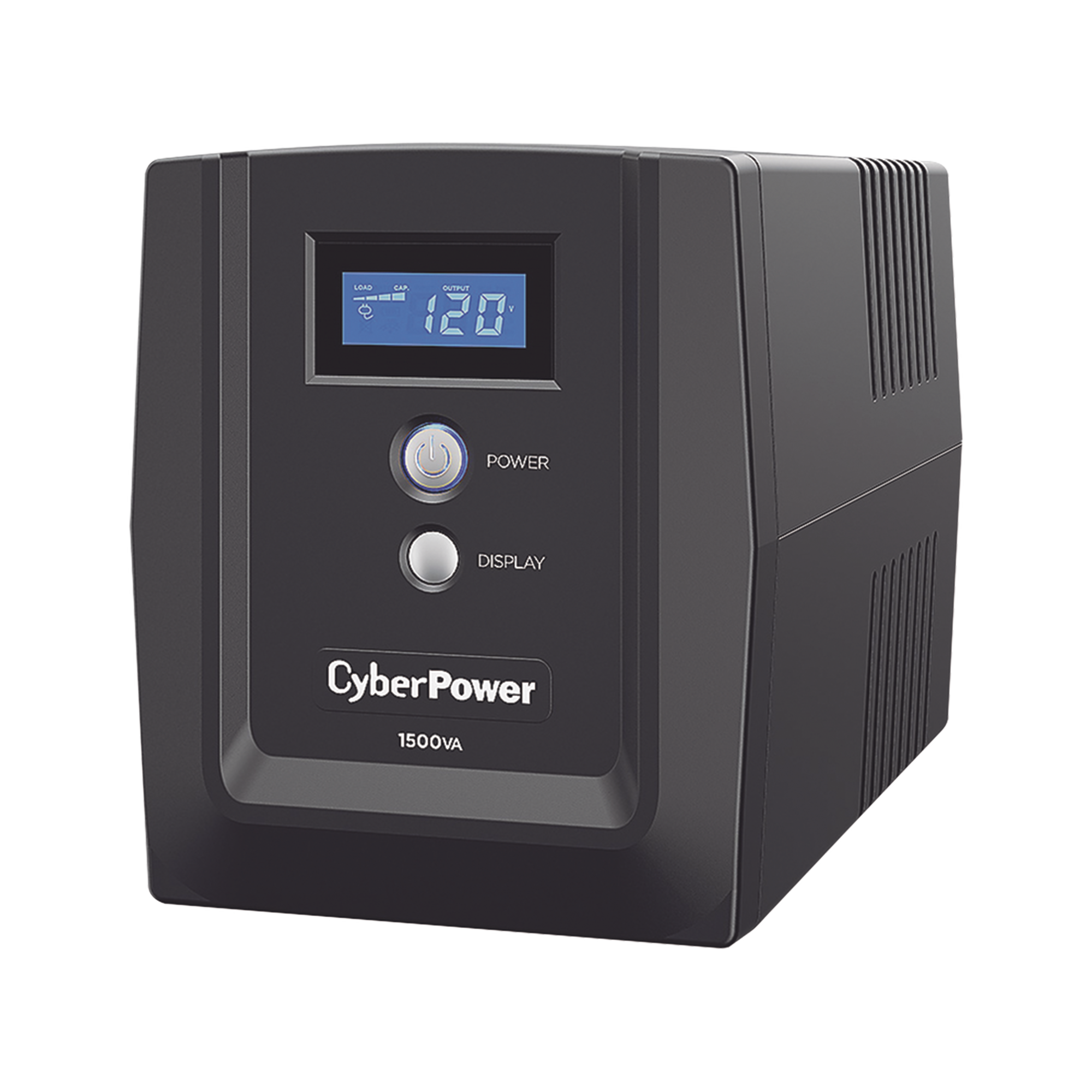 UPS de 1500 VA/900 W, Topología Línea Interactiva, Entrada 120 Vca NEMA 5-15P, y 8 Salidas NEMA 5-15R, Con Regulador de Voltaje (AVR)